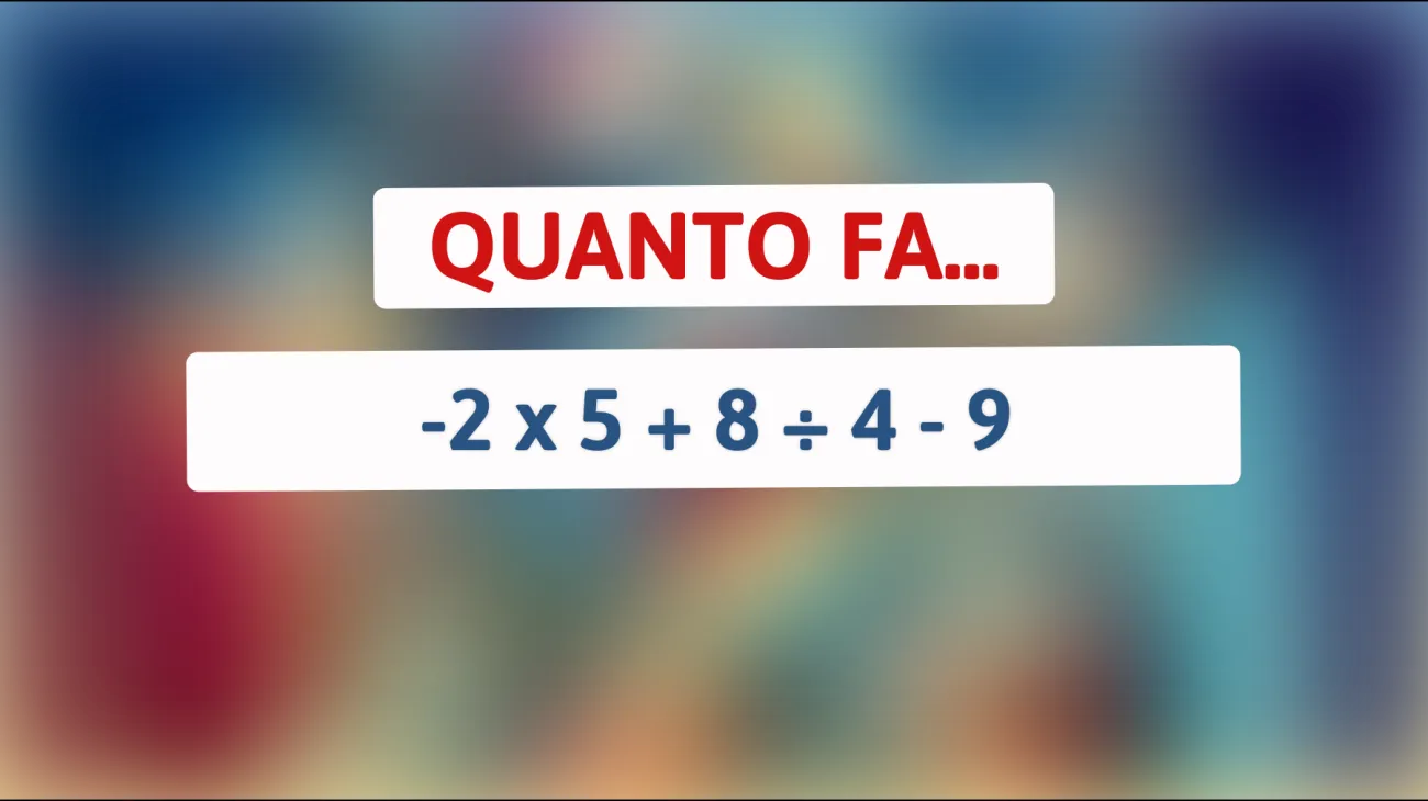 \"Mettiti alla prova: pochissimi risolvono questo semplice indovinello matematico!\""
