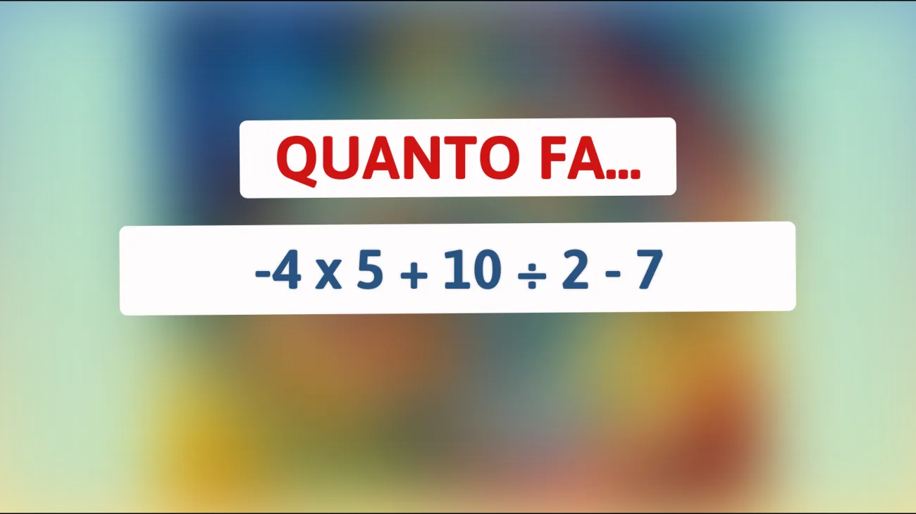 \"Sei abbastanza intelligente da risolvere questo? La sfida che solo pochi possono superare!\""