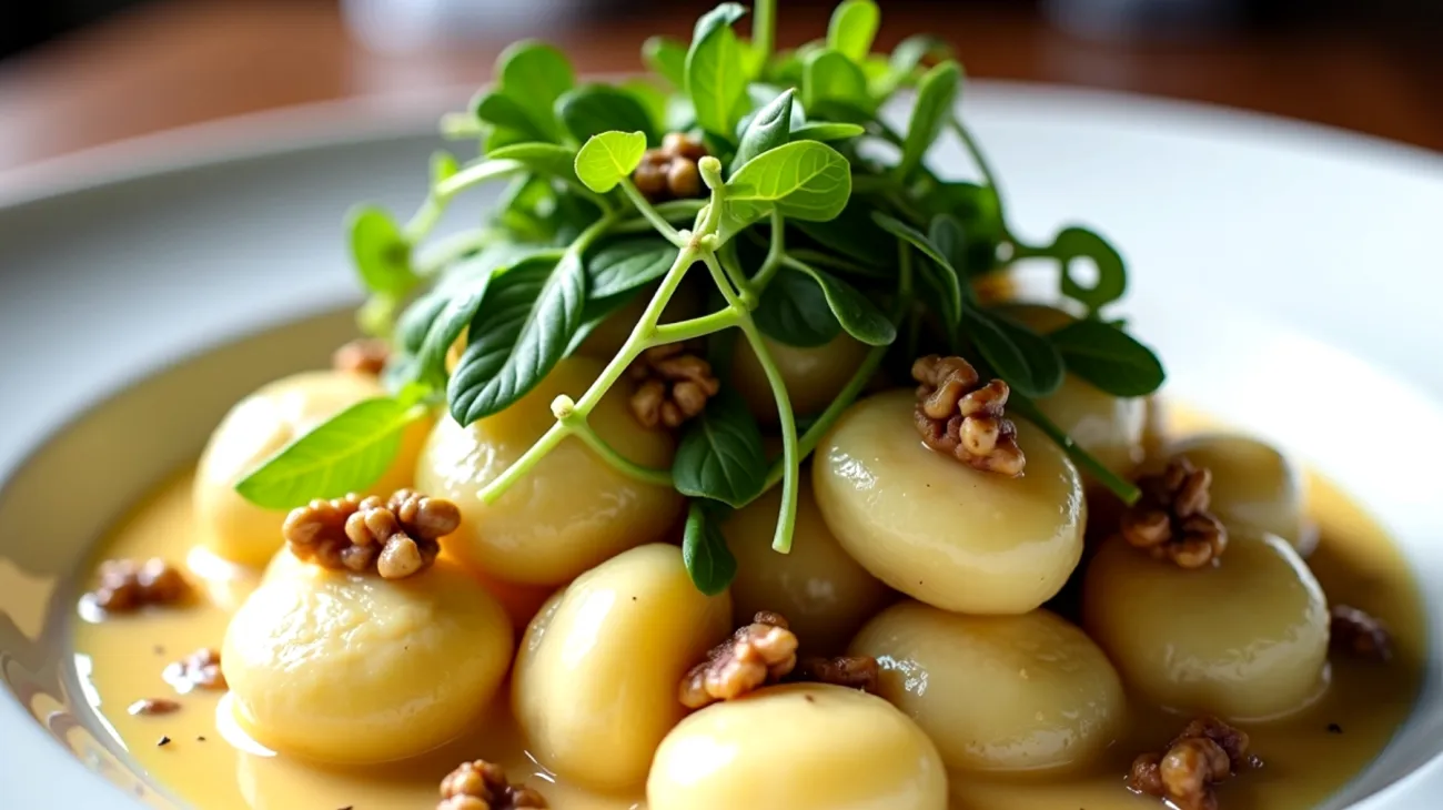 Gnocchetti taleggio agretti"