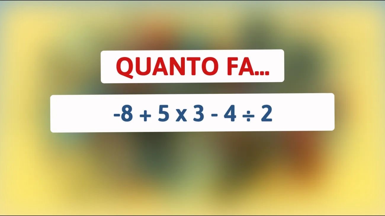 Sfida impossibile: Riesci a risolvere il rompicapo matematico che solo le menti più brillanti possono risolvere? Scoprilo ora!"