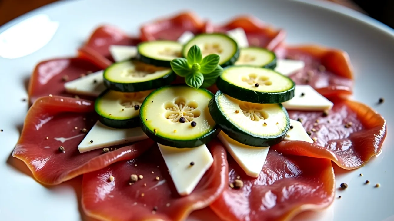 bresaola pecorino zucchine croccanti"