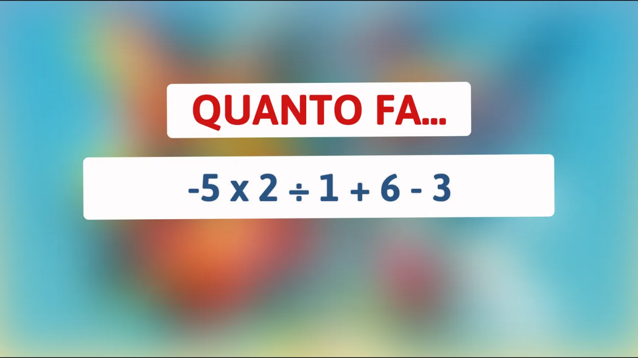 \"Risolvi questo indovinello matematico solo per chi ha la mente geniale: riesci a trovare la risposta giusta?\""